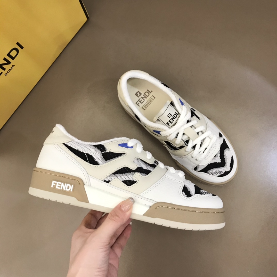 Fendi Match Low-Tops Sneakers - DesignerGu