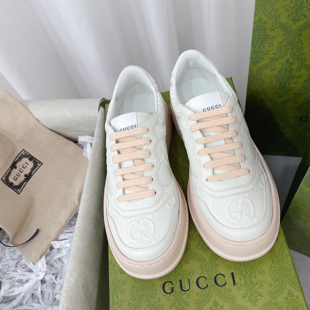 Gucci GG Embossed Sneaker - DesignerGu