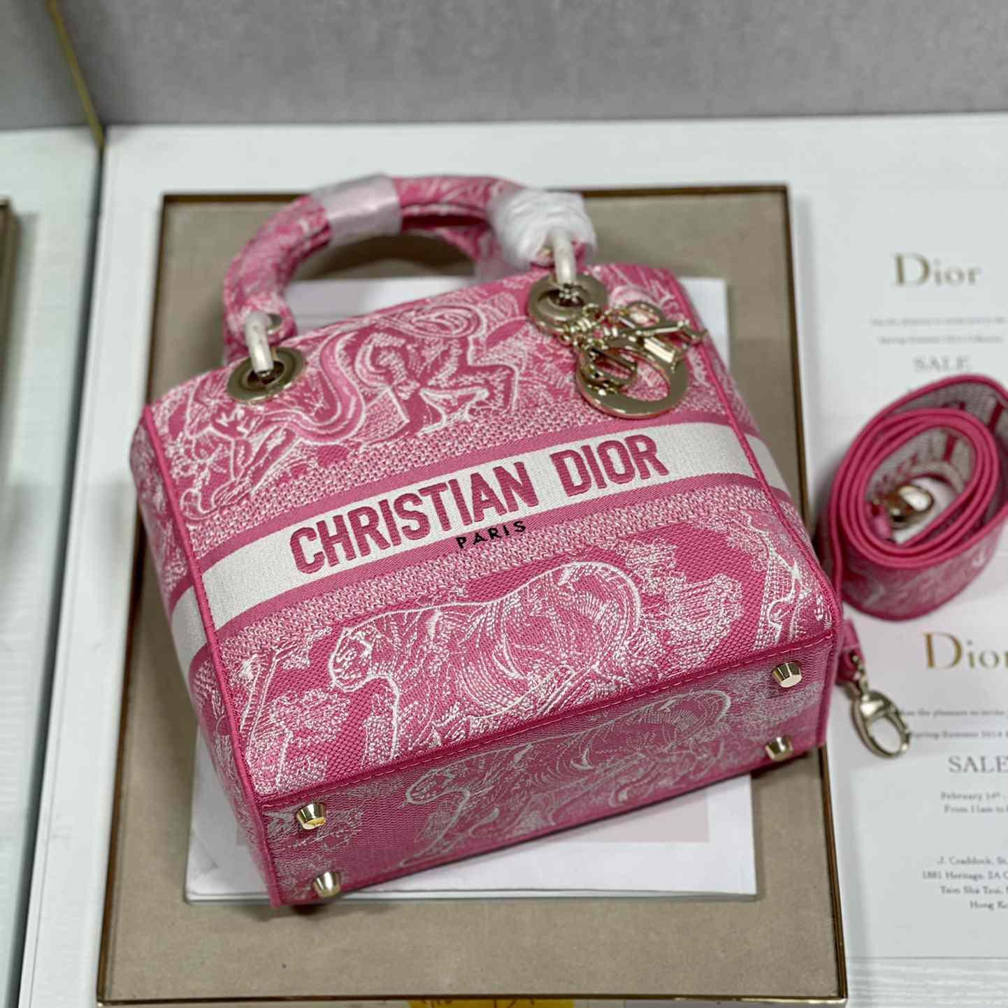 Dior Medium Lady D-Lite Bag(24-20-11cm) - DesignerGu