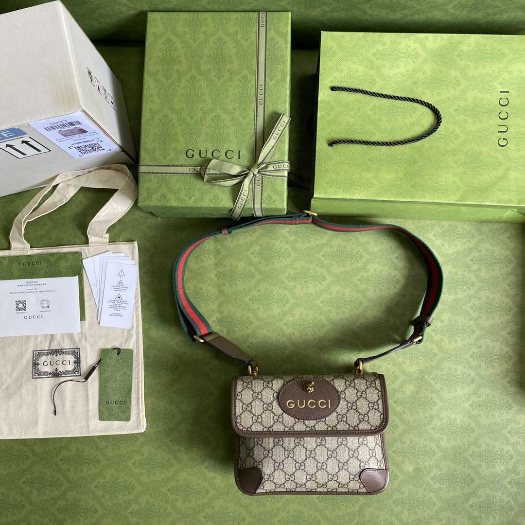 Gucci Neo Vintage Small Messenger Bag(22-16.5-4cm) - DesignerGu