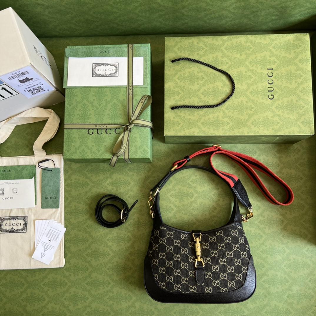 Gucci Jackie 1961 Small Shoulder Bag(28-19-4.5cm) - DesignerGu