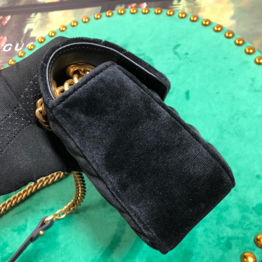 Gucci GG Marmont Mini Shoulder Bag(22-13-6cm) - DesignerGu