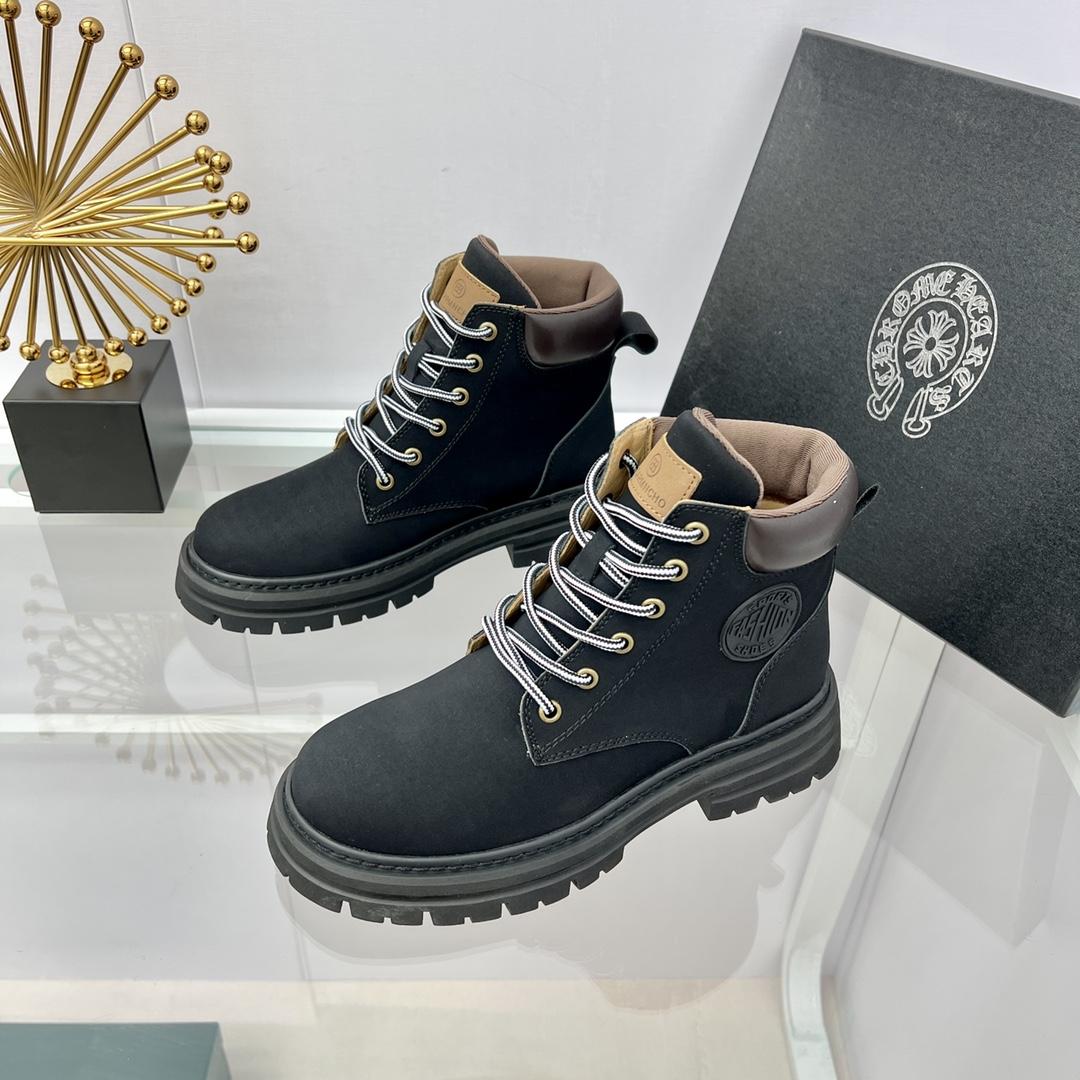 Timberland x Chrome Heart Classic Leather Boots - DesignerGu