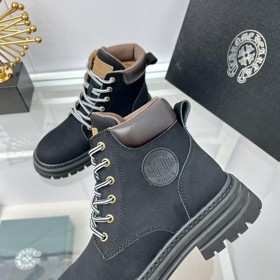 Timberland x Chrome Heart Classic Leather Boots - DesignerGu