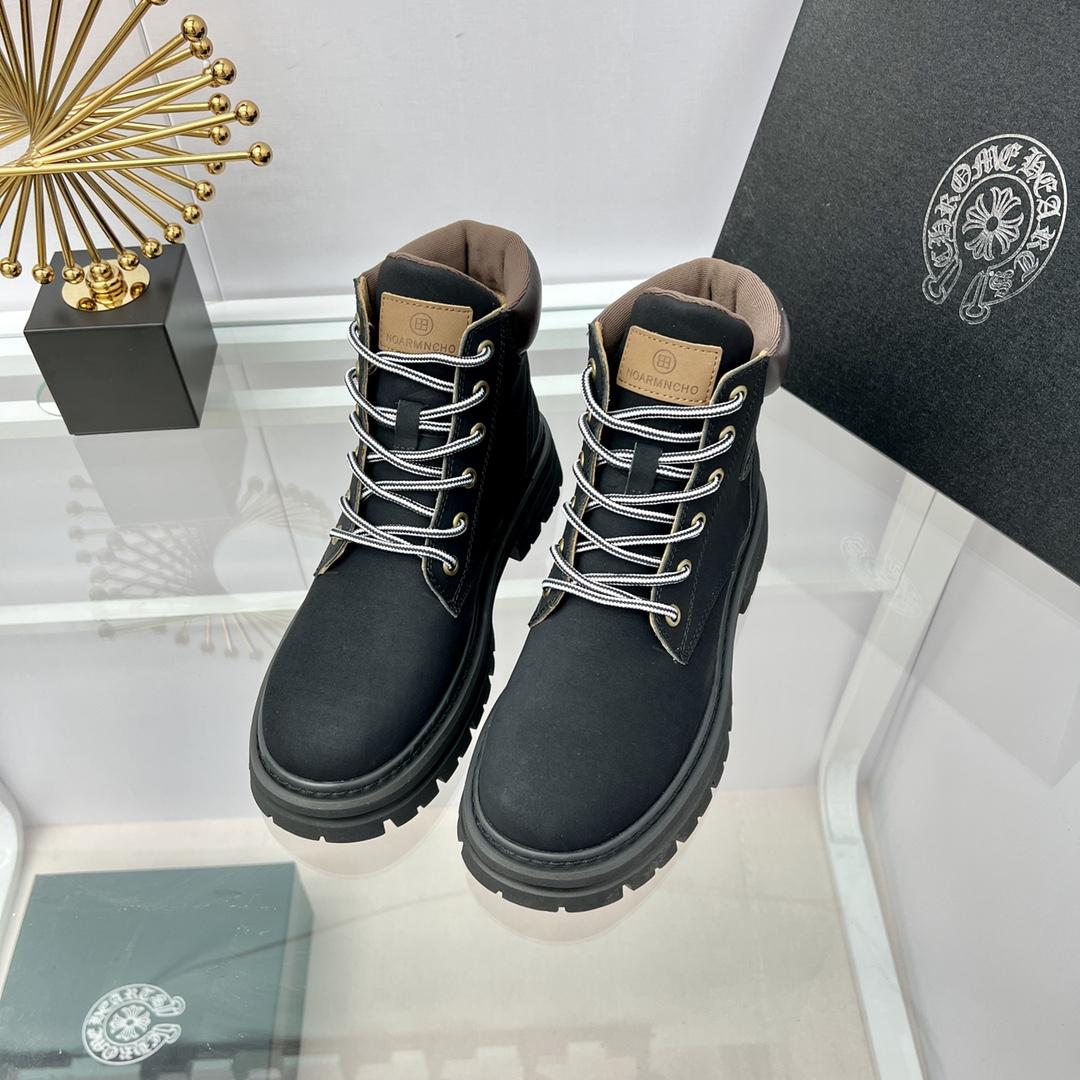 Timberland x Chrome Heart Classic Leather Boots - DesignerGu