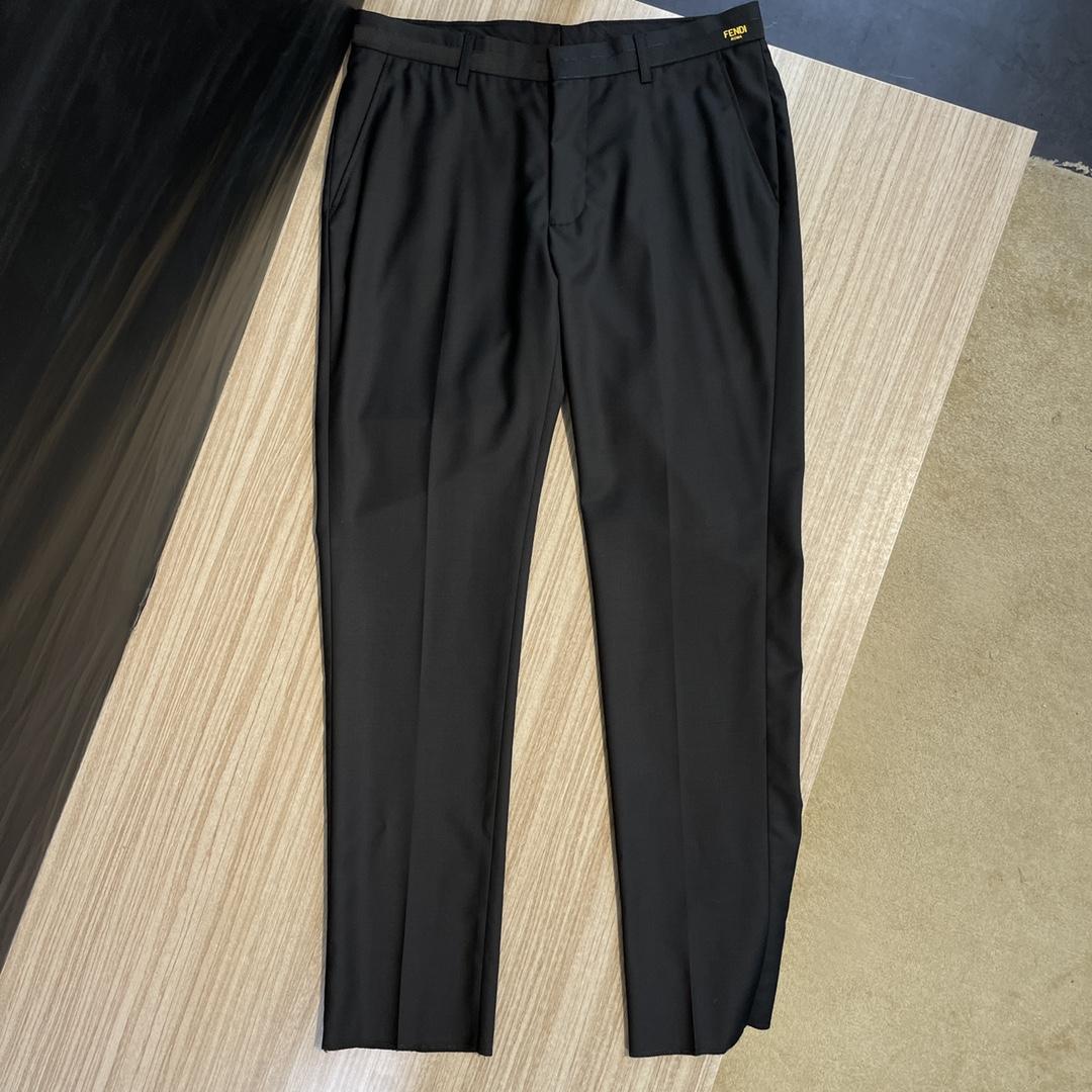 Fendi Black Cotton Blazer & Pants - DesignerGu