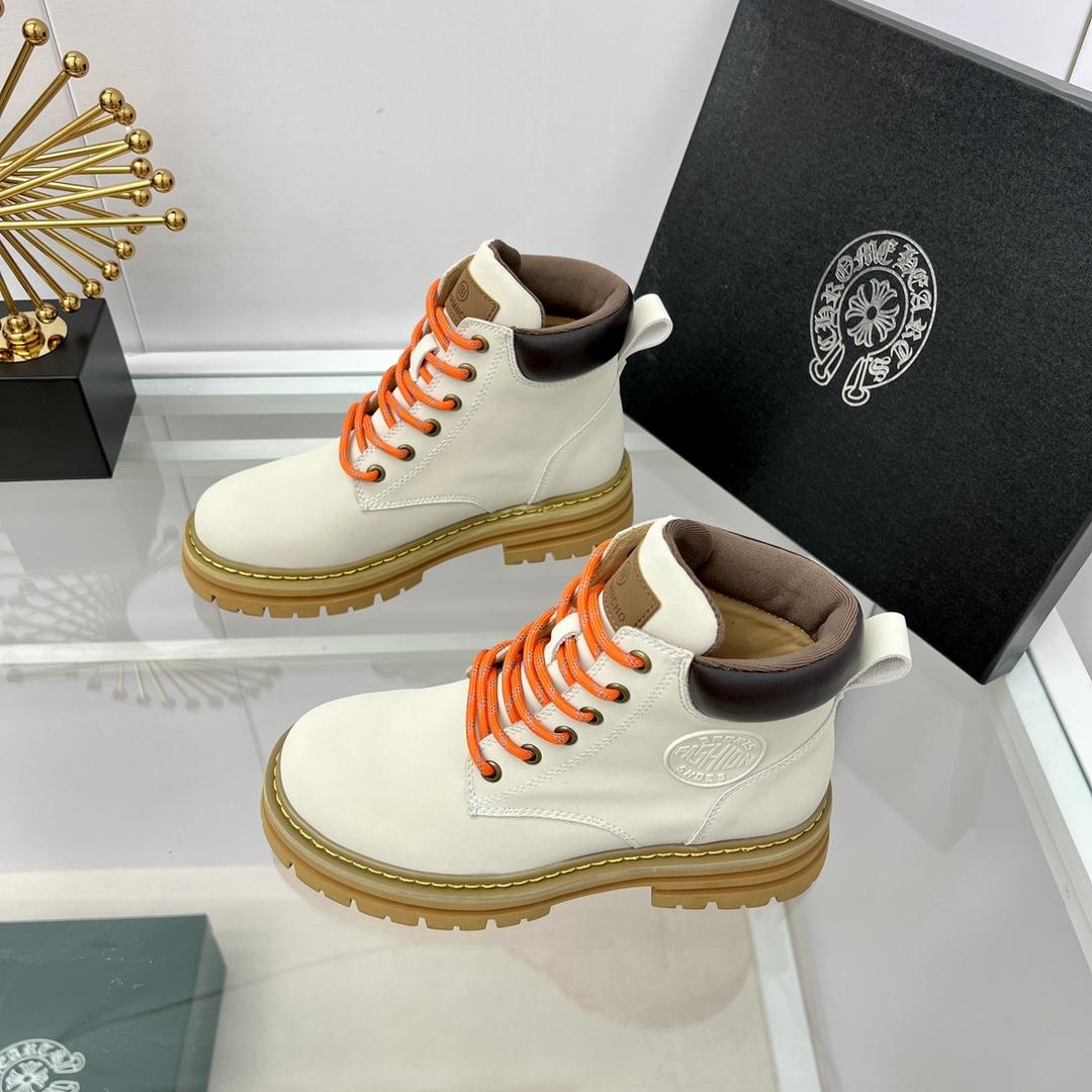 Timberland x Chrome Heart Classic Leather Boots - DesignerGu