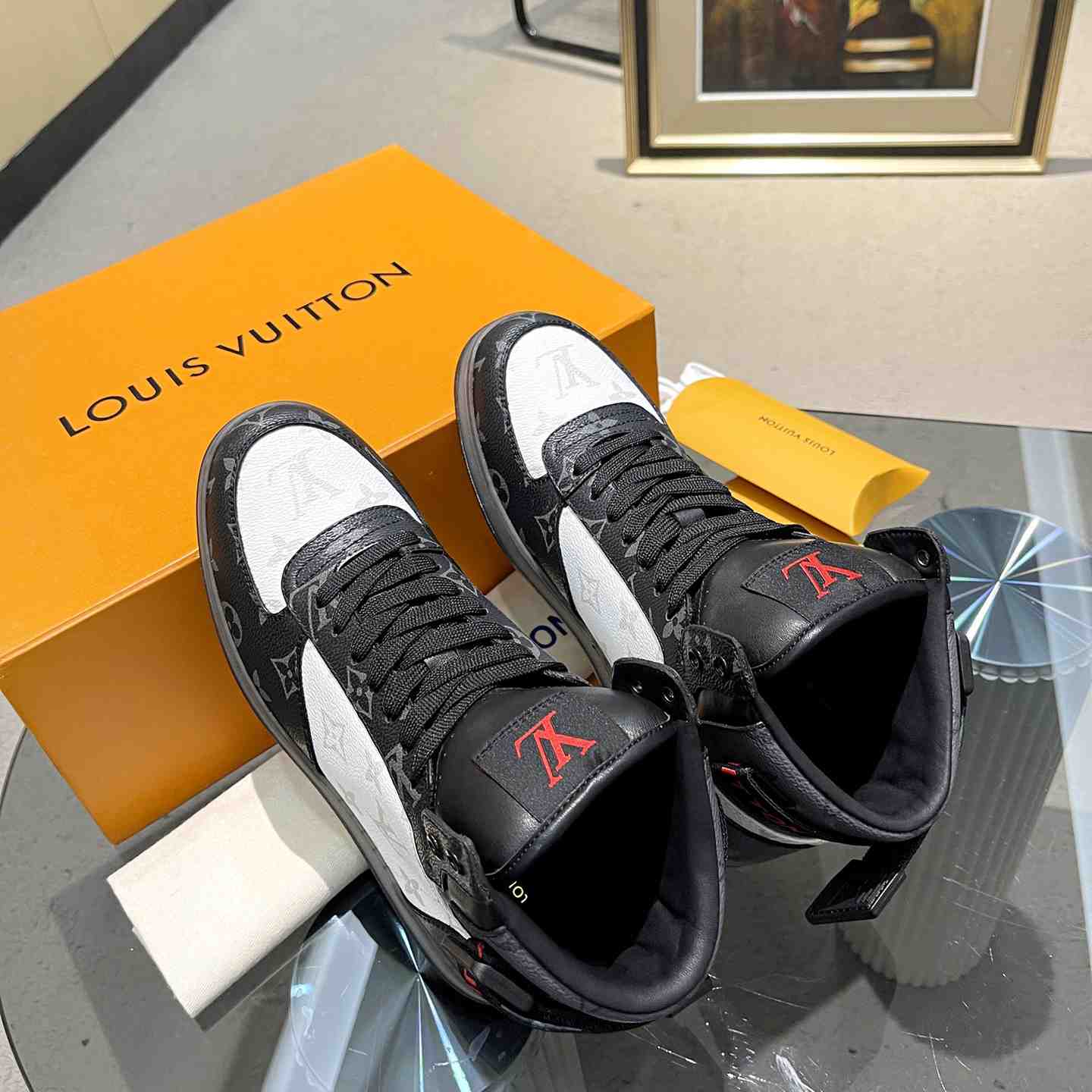 Louis Vuitton Rivoli Sneaker Boot     - DesignerGu