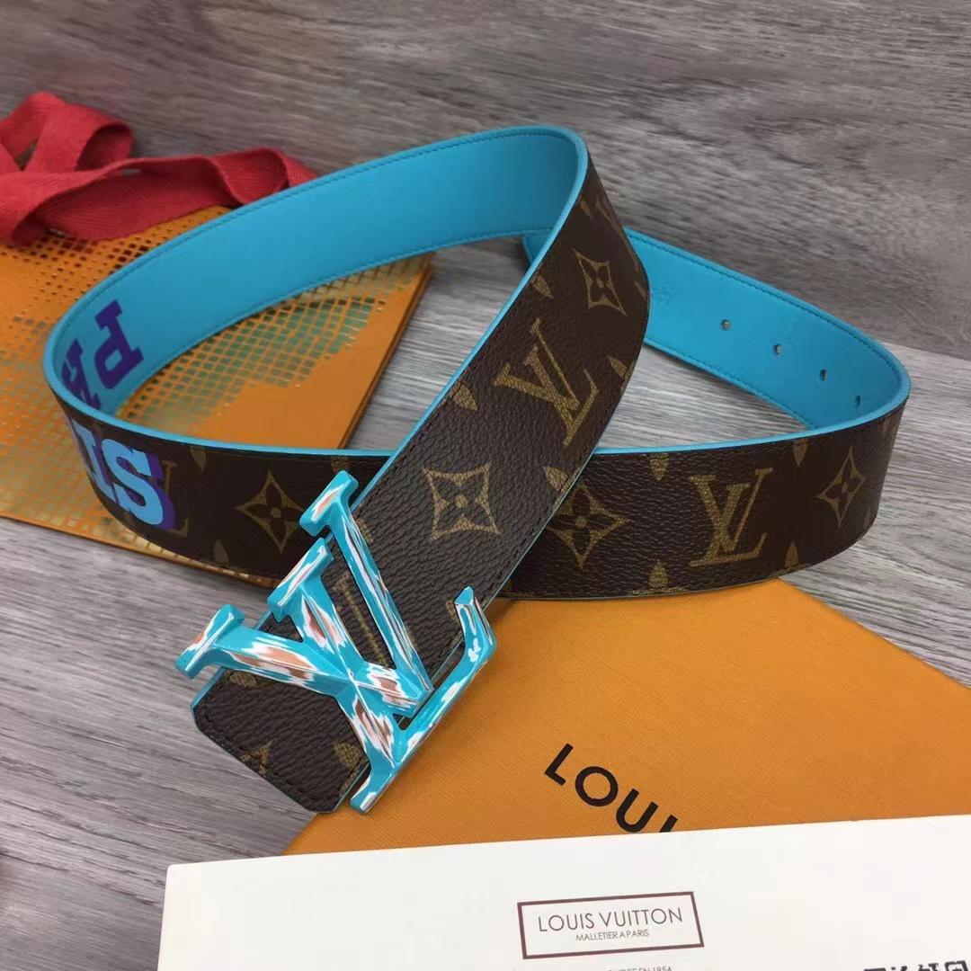 Louis Vuitton LV Pyramide Cities Exclusive 40MM Reversible Belt—Paris - DesignerGu