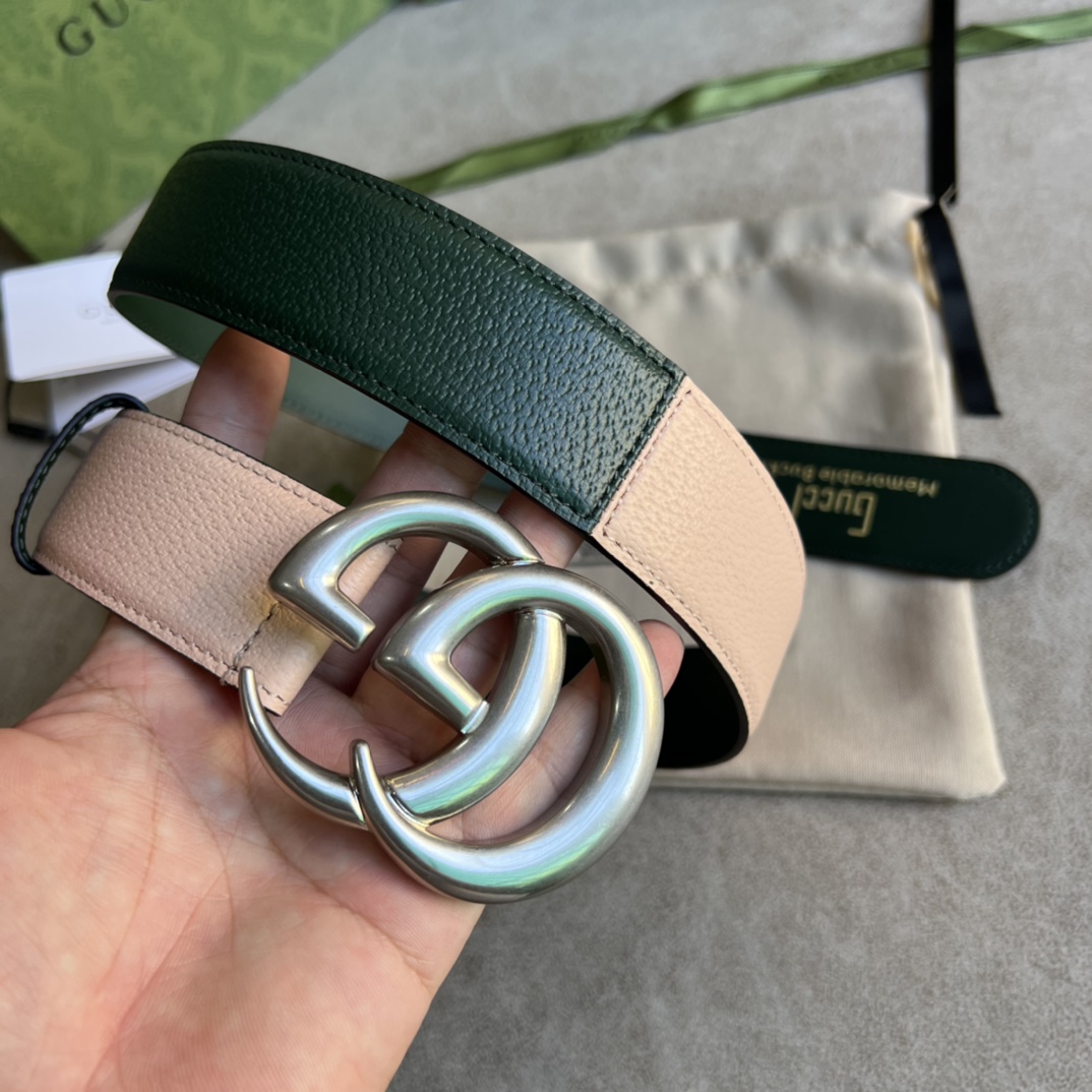 Gucci Belt With Double G - DesignerGu