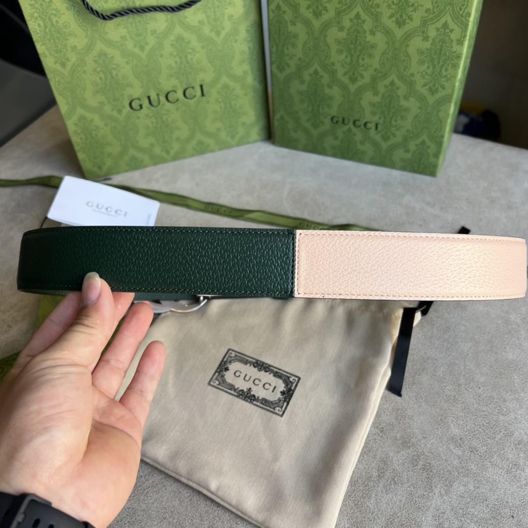 Gucci Belt With Double G - DesignerGu