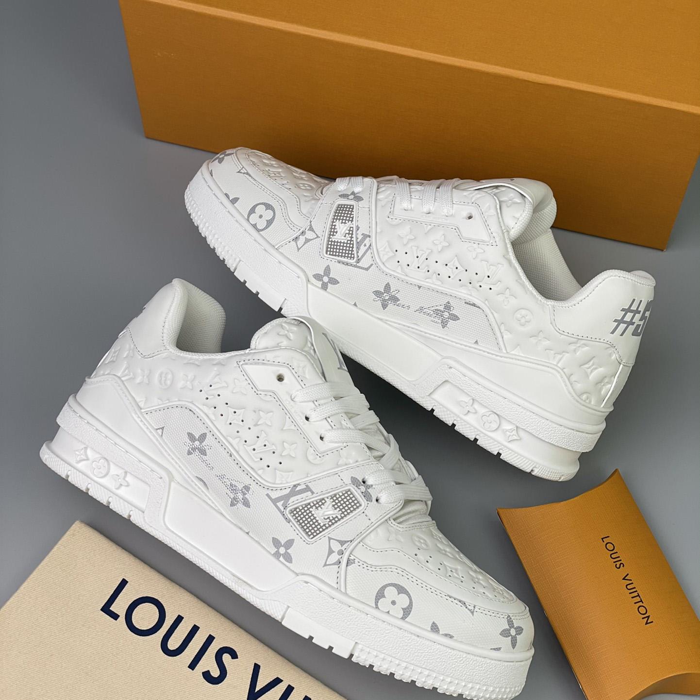 Louis Vuitton Trainer Sneaker (Upon UK Size) - DesignerGu