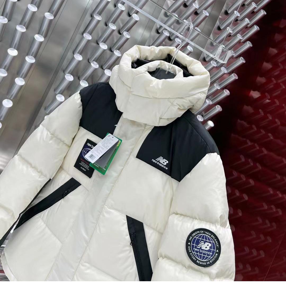 New Balance Hooded Puffer Short Down Jacket - DesignerGu