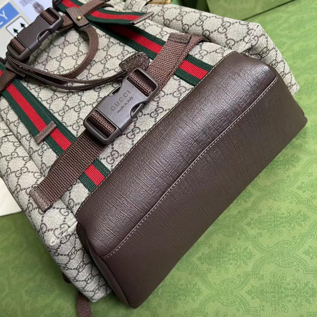 Gucci GG Skateboard Backpack With Web - DesignerGu