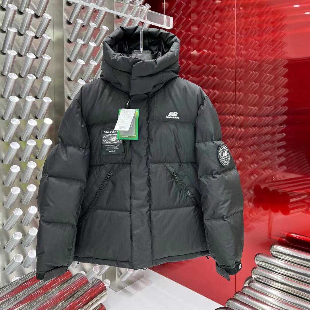 New Balance Hooded Puffer Short Down Jacket - DesignerGu