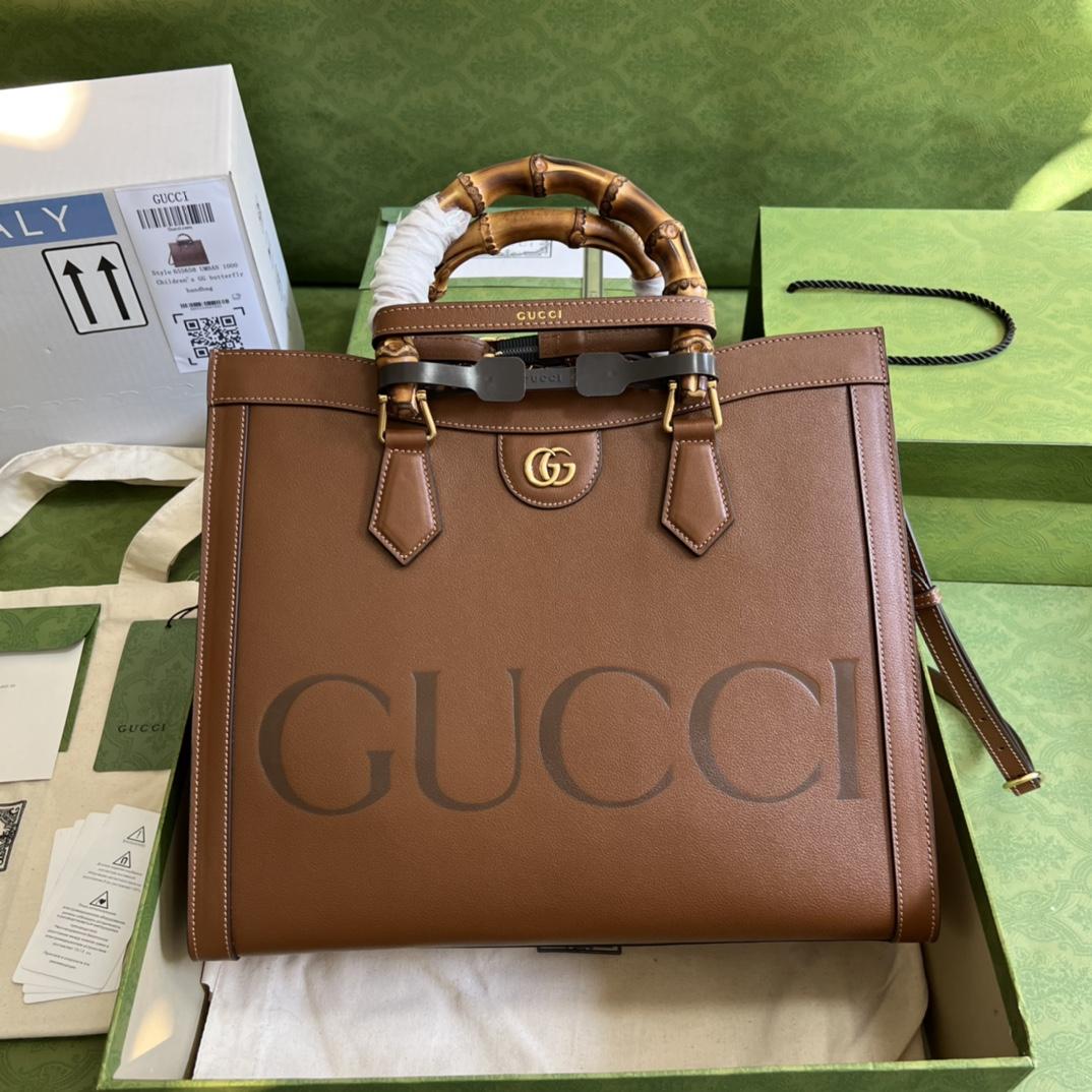 Gucci Diana Medium Top Handle Bag(35-30-14cm) - DesignerGu
