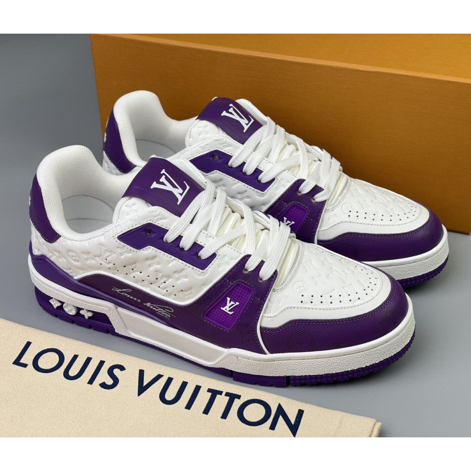 Louis Vuitton Trainer Sneaker (Upon UK Size) - DesignerGu