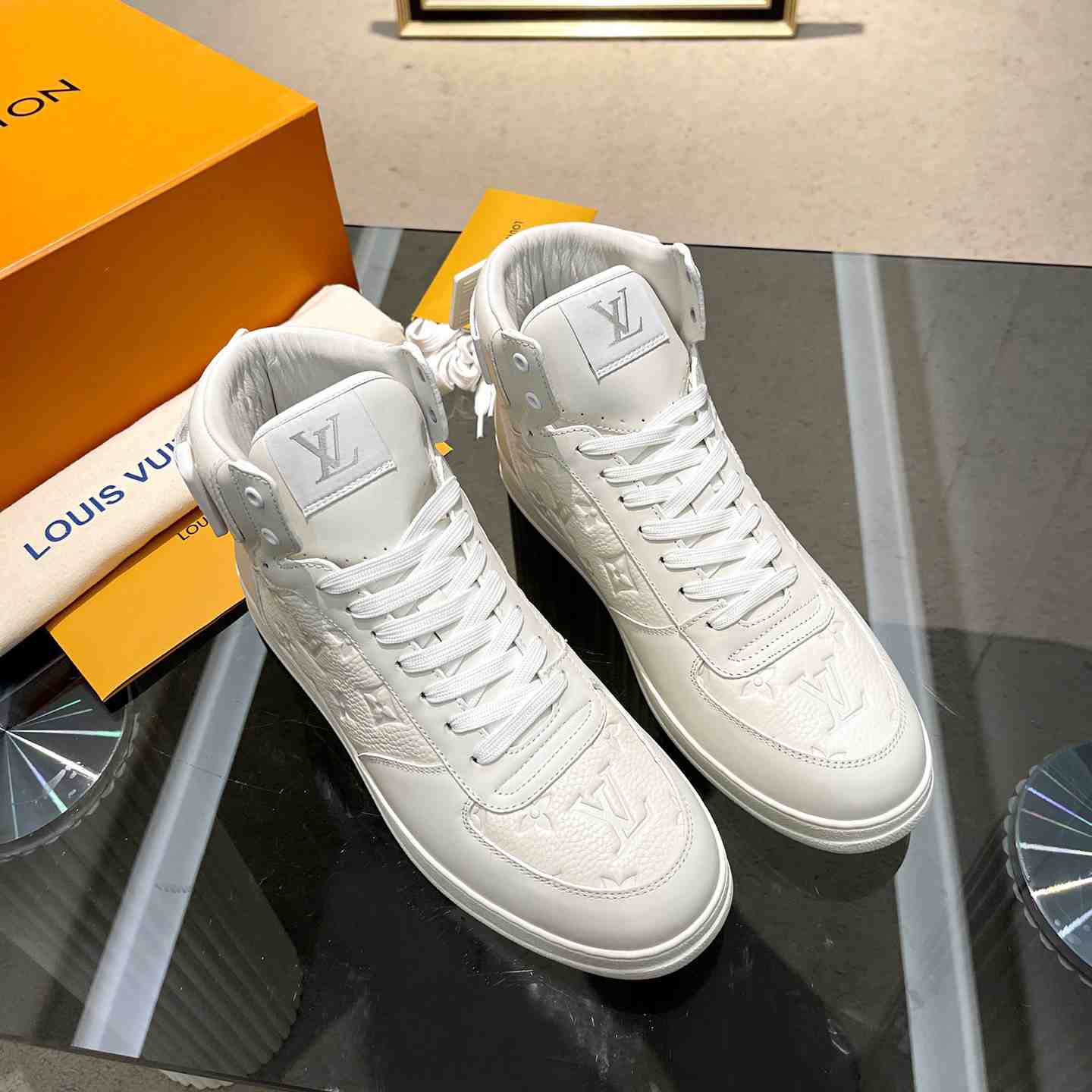 Louis Vuitton Rivoli Sneaker Boot     - DesignerGu