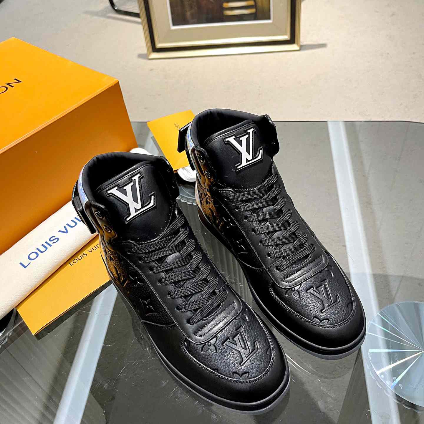 Louis Vuitton Rivoli Sneaker Boot     - DesignerGu