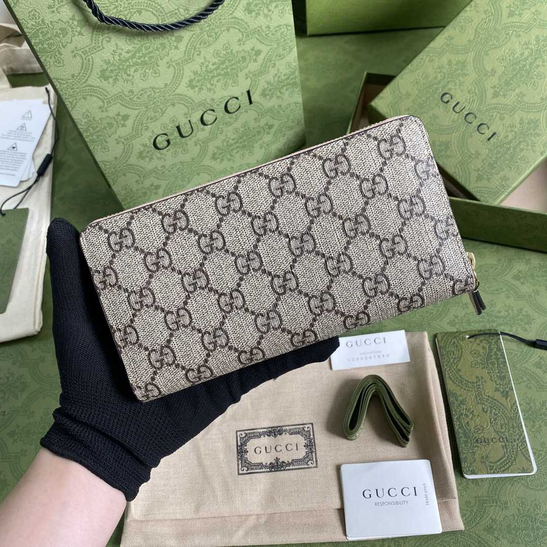 Gucci GG Marmont Zip Around Wallet(19-10-3.5cm)    - DesignerGu