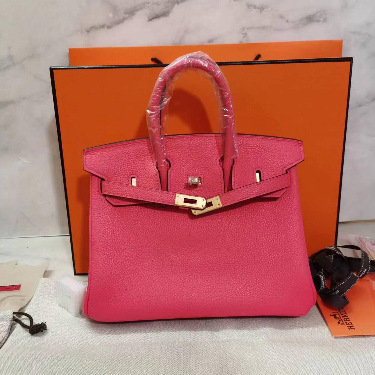 Hermes Birkin 30 Fjord Leather Handbag （25-20-13CM） - DesignerGu