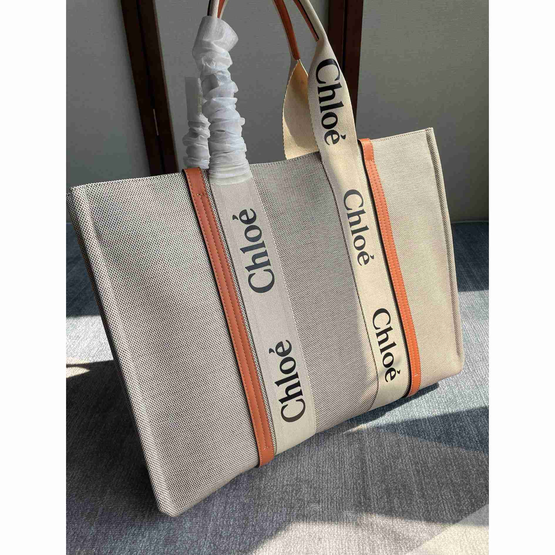 Chloe Large Woody Tote Bag(45-33-13 cm) - DesignerGu