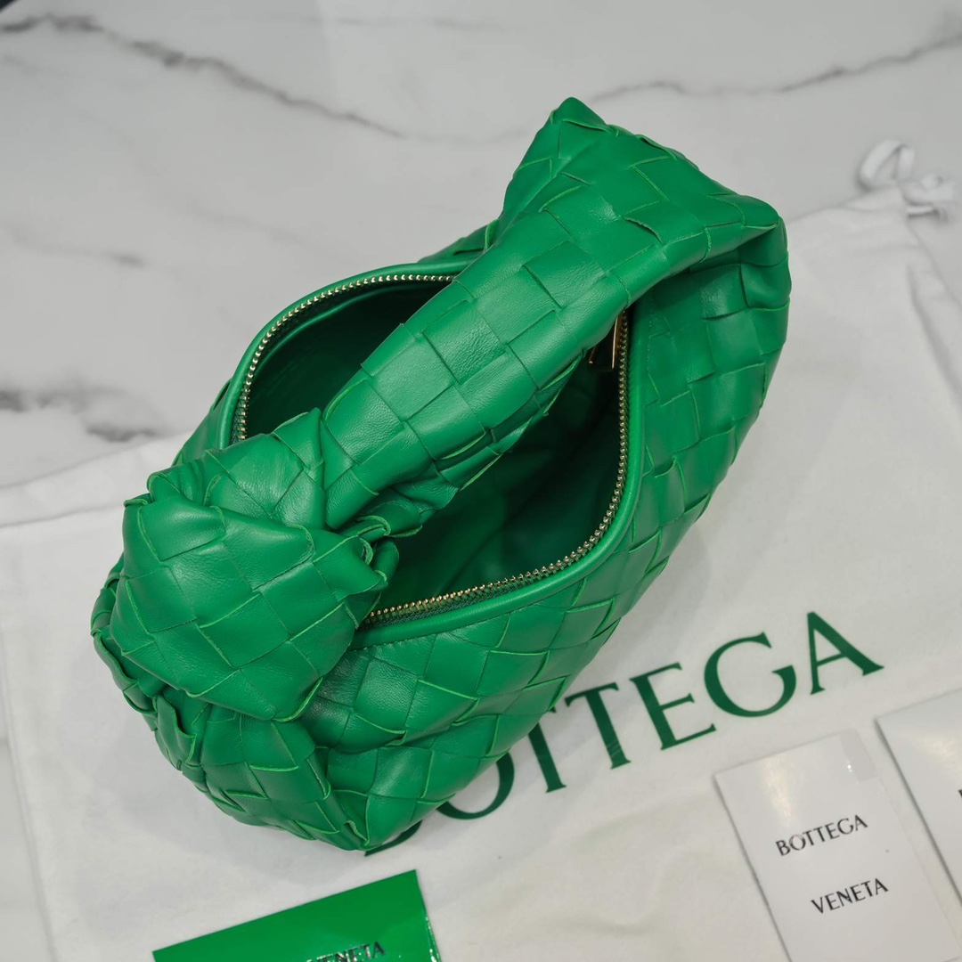 Bottega Veneta Mini Jodie Intrecciato Leather Top Handle Bag(28-23-8cm) - DesignerGu