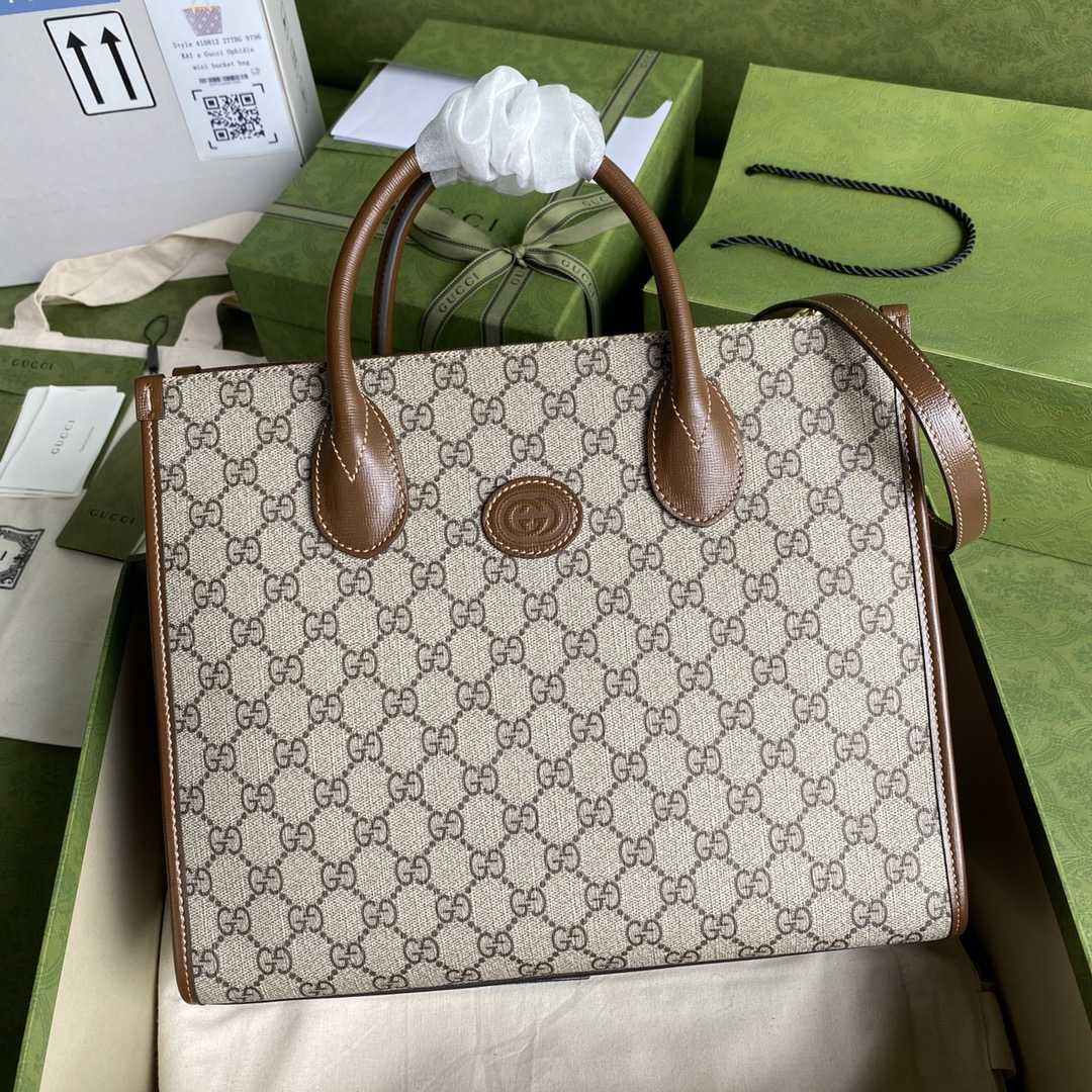 Gucci GG Small Tote Bag(31-26.5-14cm) - DesignerGu