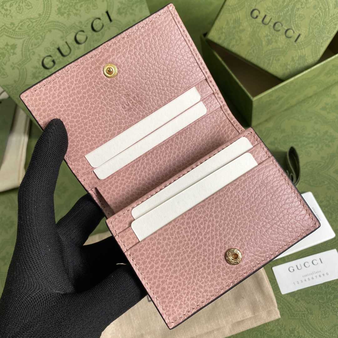 Gucci GG Marmont Card Case Wallet(11-9-3cm)    - DesignerGu