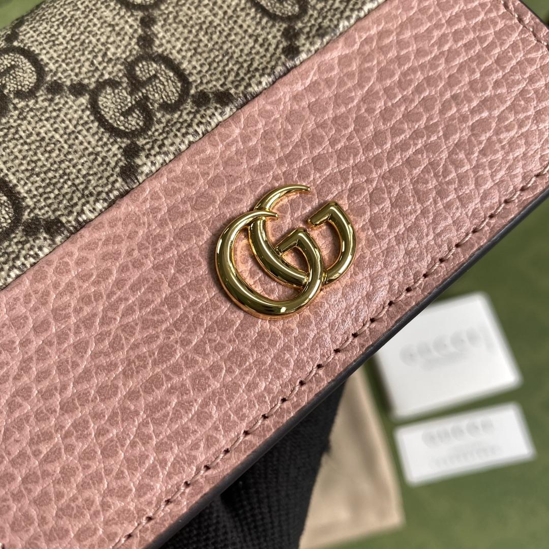 Gucci GG Marmont Card Case Wallet(11-9-3cm)    - DesignerGu