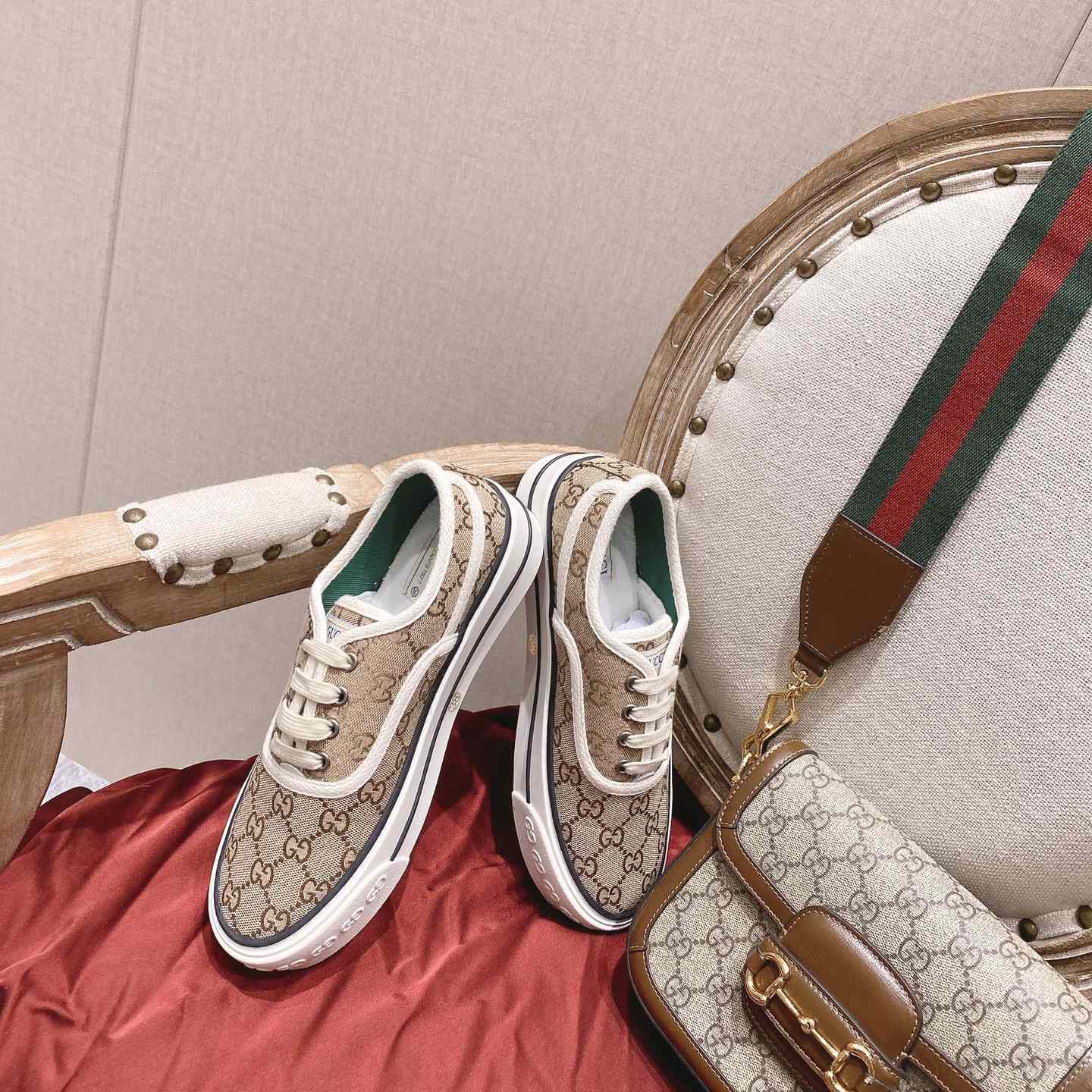 Gucci Tennis 1977 Canvas Sneakers - DesignerGu