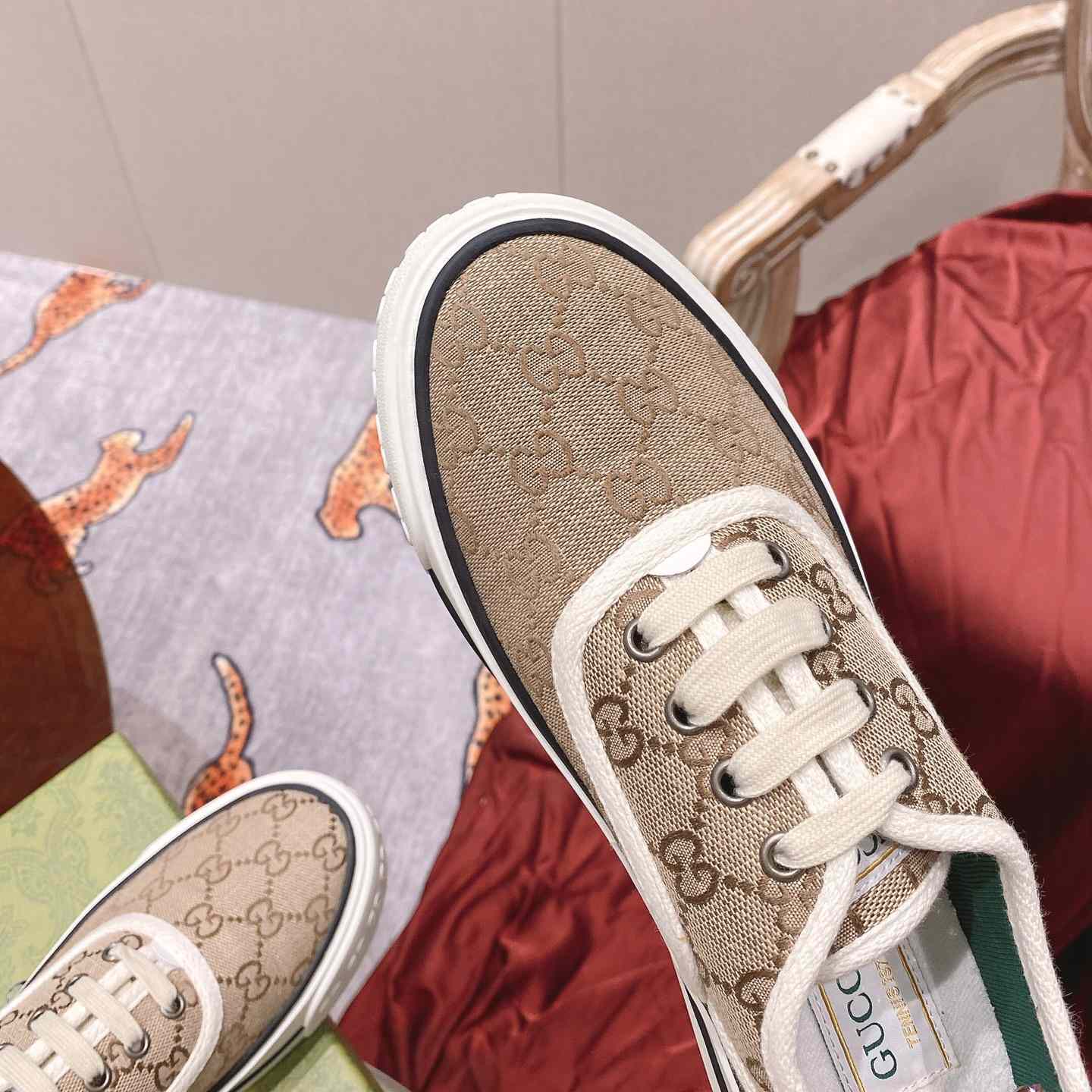 Gucci Tennis 1977 Canvas Sneakers - DesignerGu