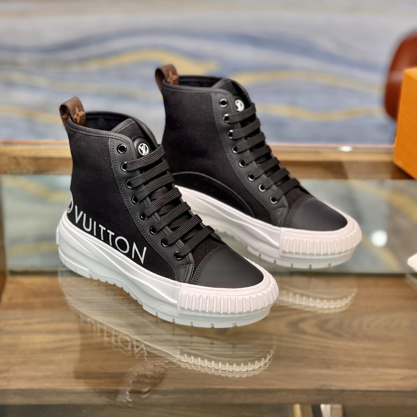 Louis Vuitton Squad Sneaker Boot - DesignerGu