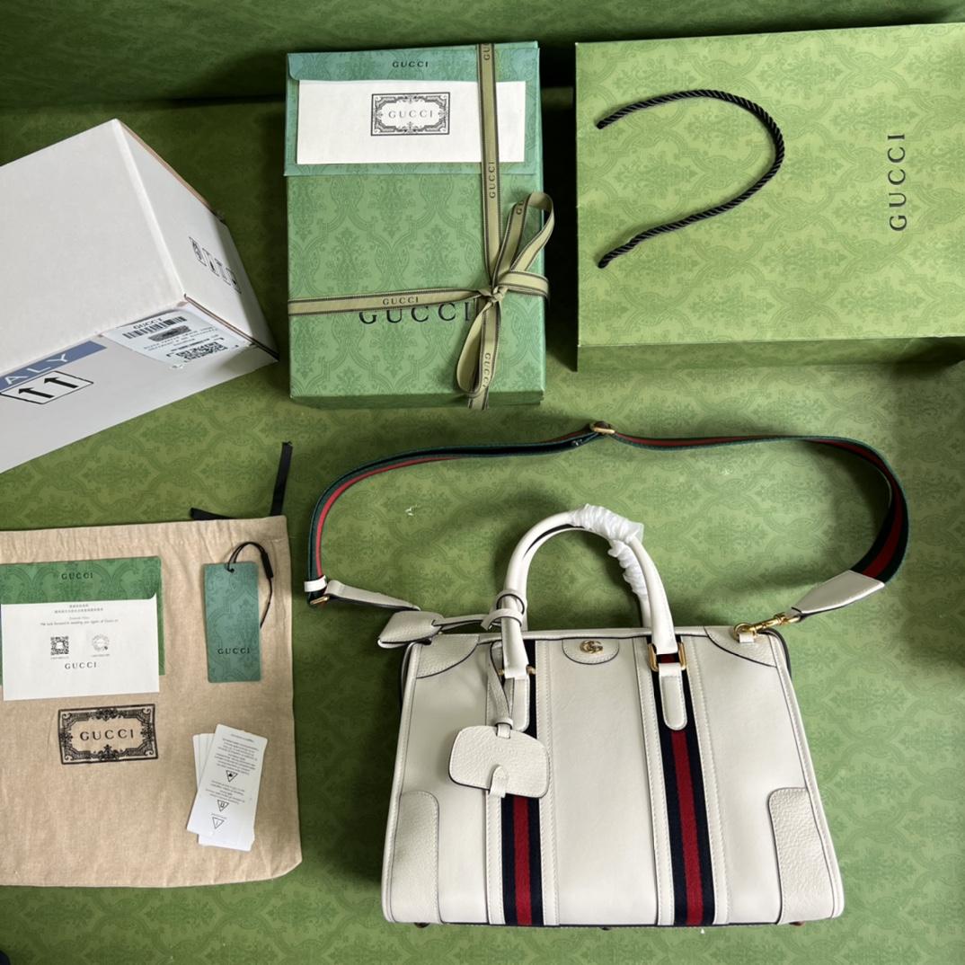 Gucci Leather Shoulder Bag(34-24-18CM)    715666 - DesignerGu