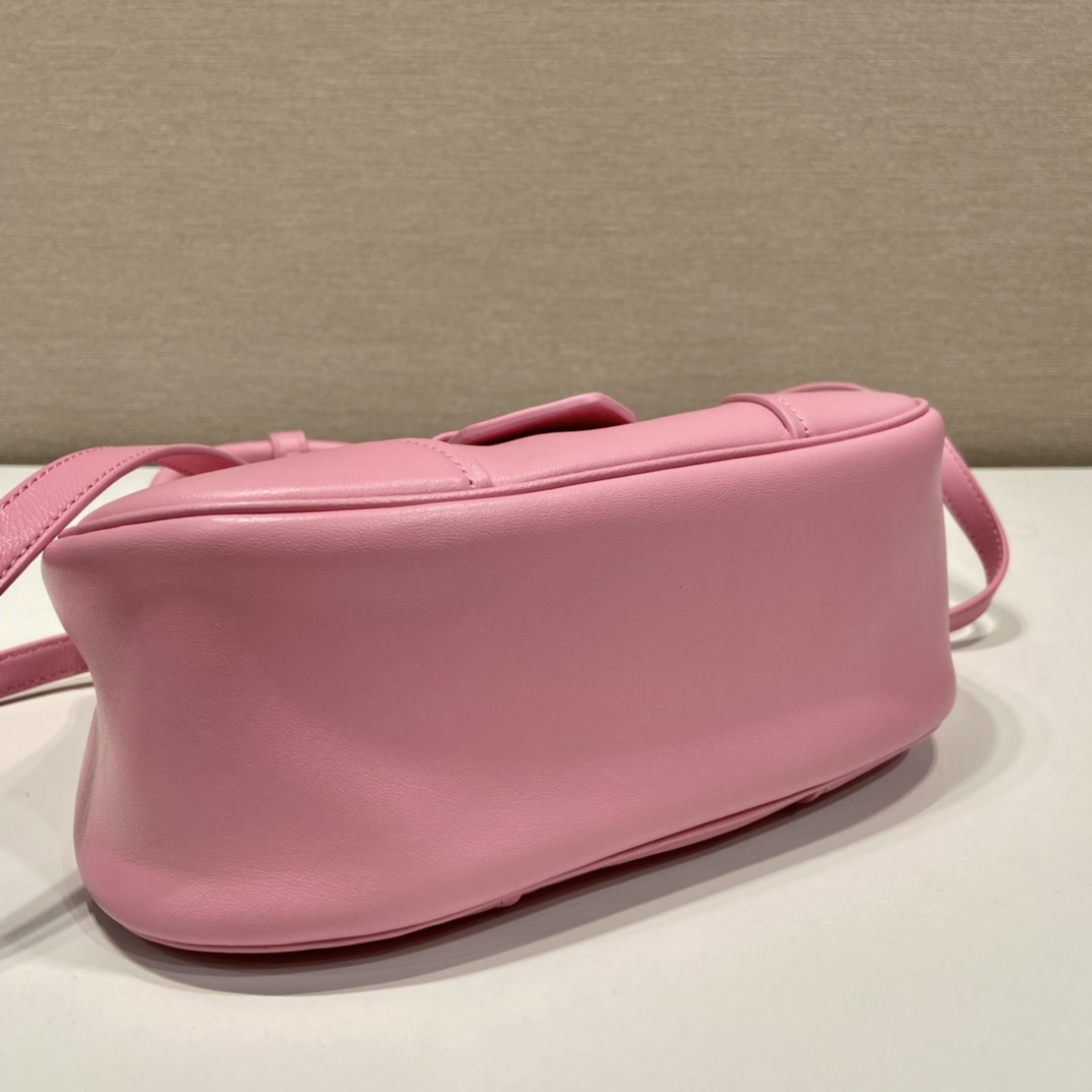 Prada Moon Re-Nylon And Leather Bag(22.5-16-7.5cm) - DesignerGu