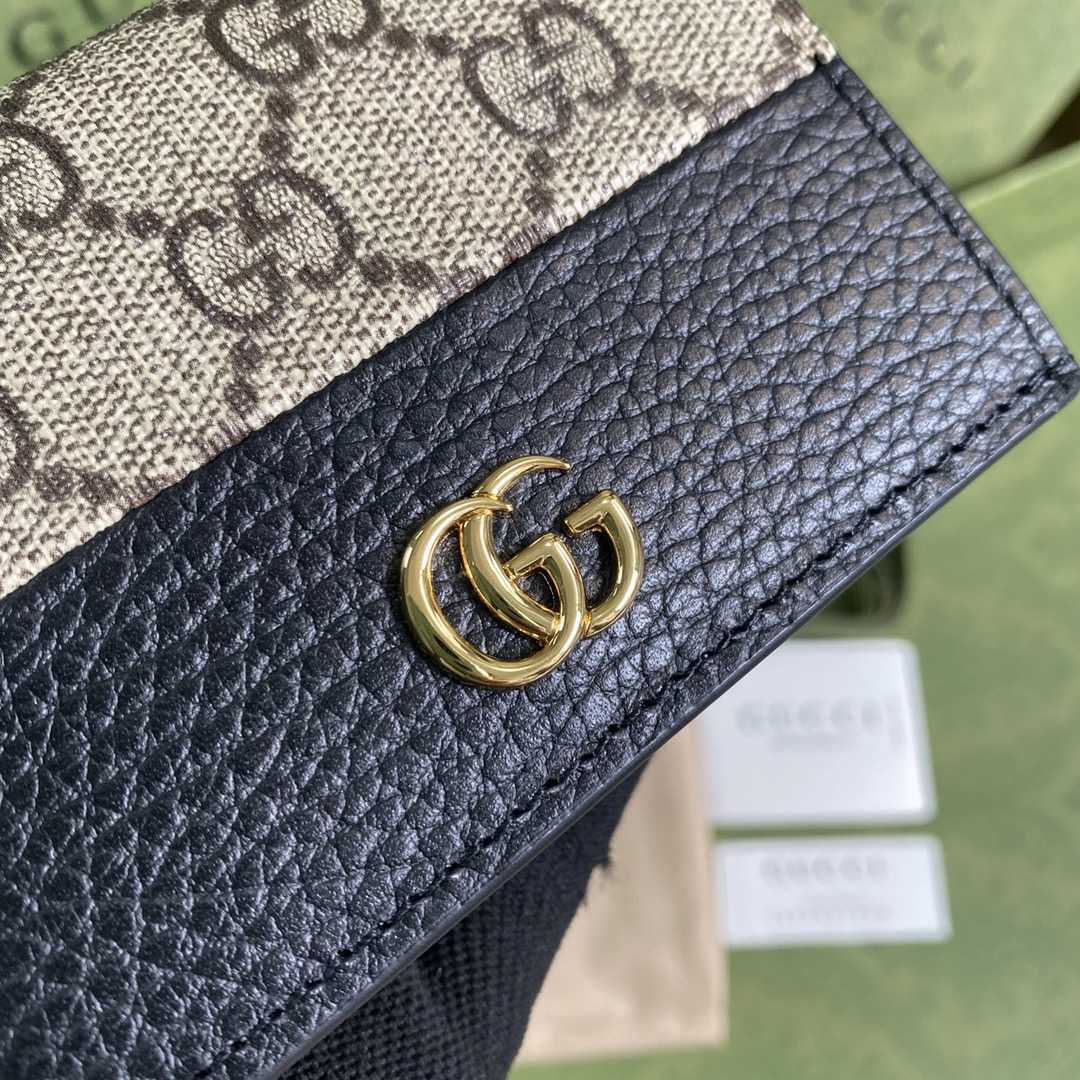 Gucci GG Marmont Card Case Wallet(11-9-3cm)    - DesignerGu