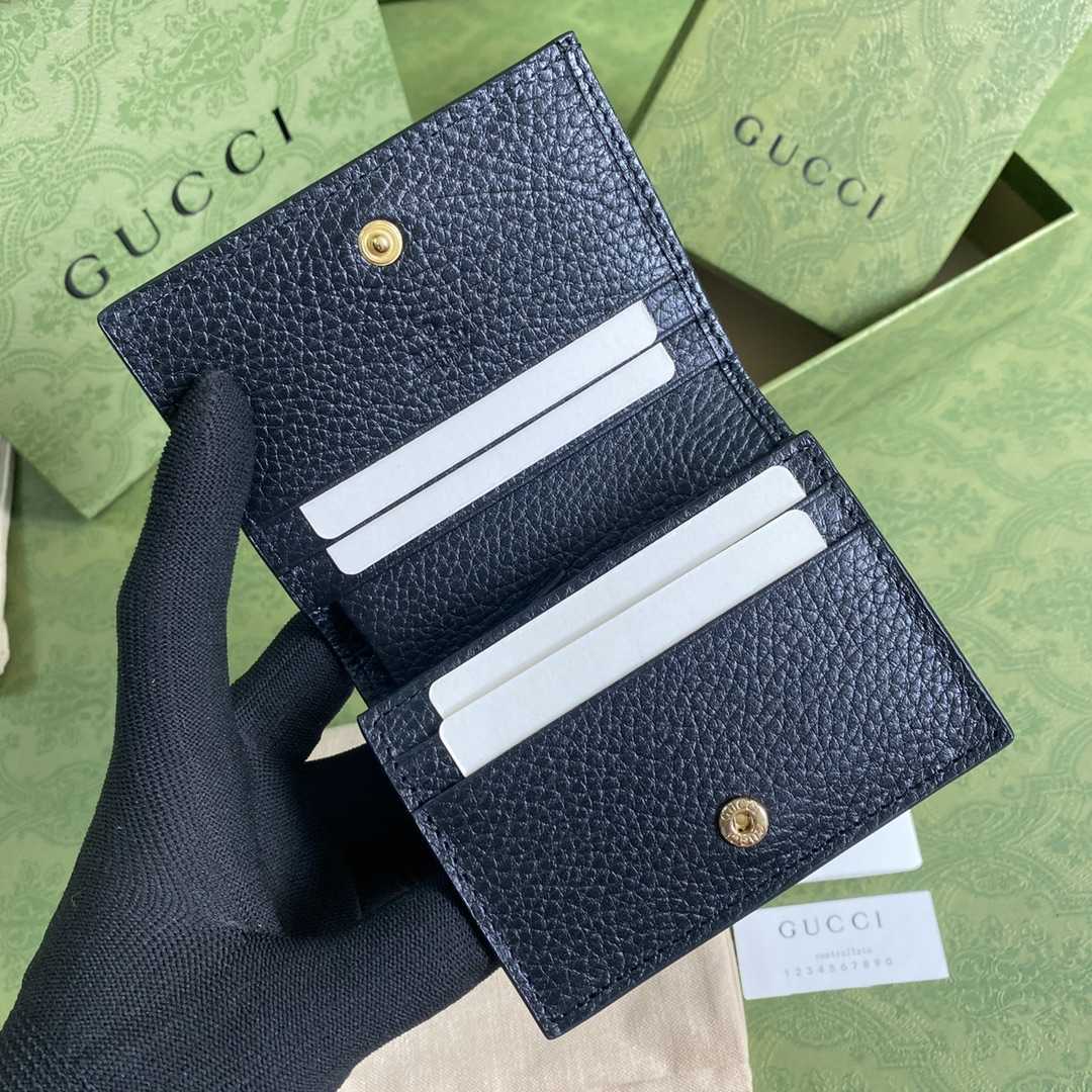 Gucci GG Marmont Card Case Wallet(11-9-3cm)    - DesignerGu