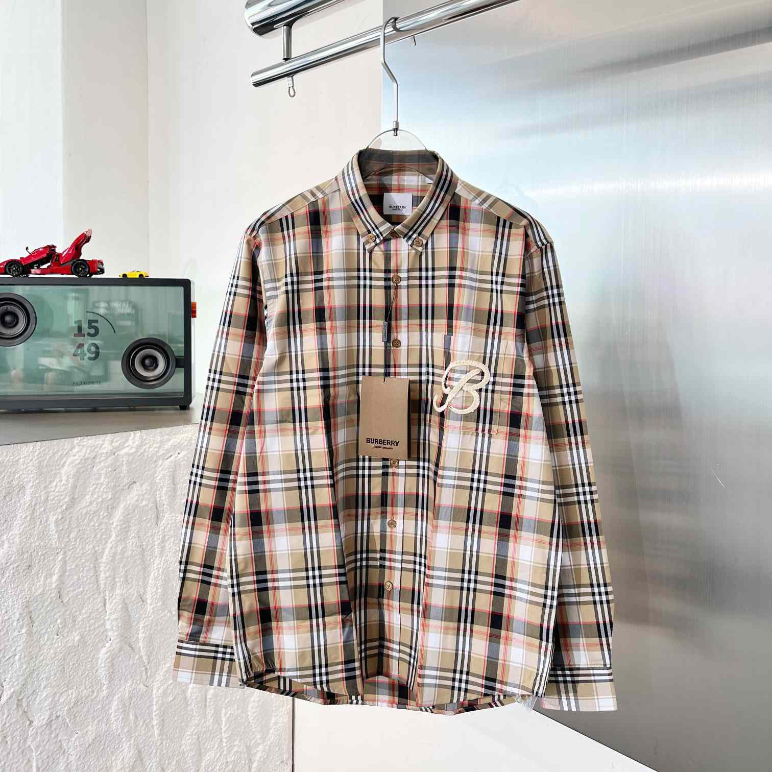 Burberry Check Cotton Poplin Shirt - DesignerGu