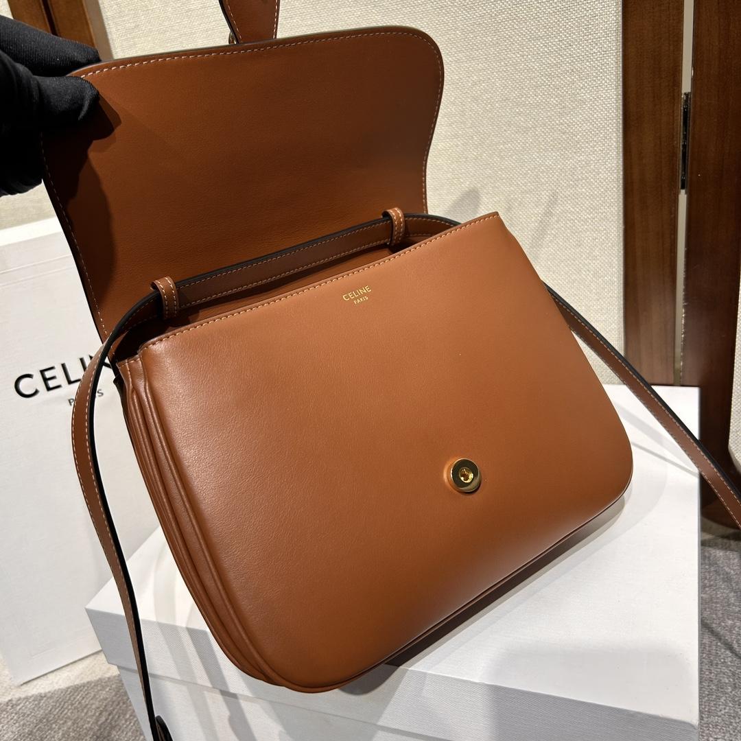 Celine Medium Tabou In Smooth Calfskin - DesignerGu