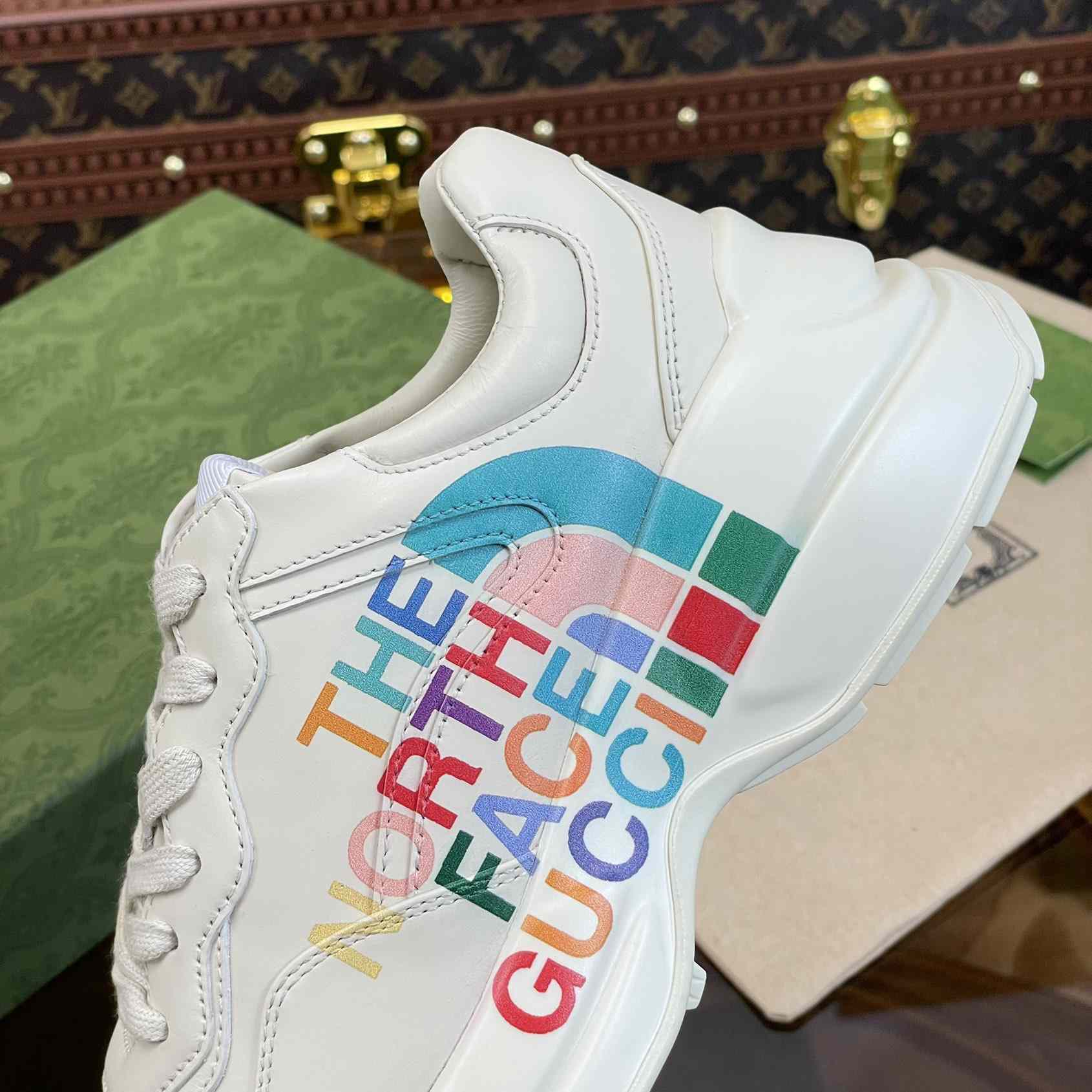 The North Face x Gucci Rhyton Sneaker - DesignerGu