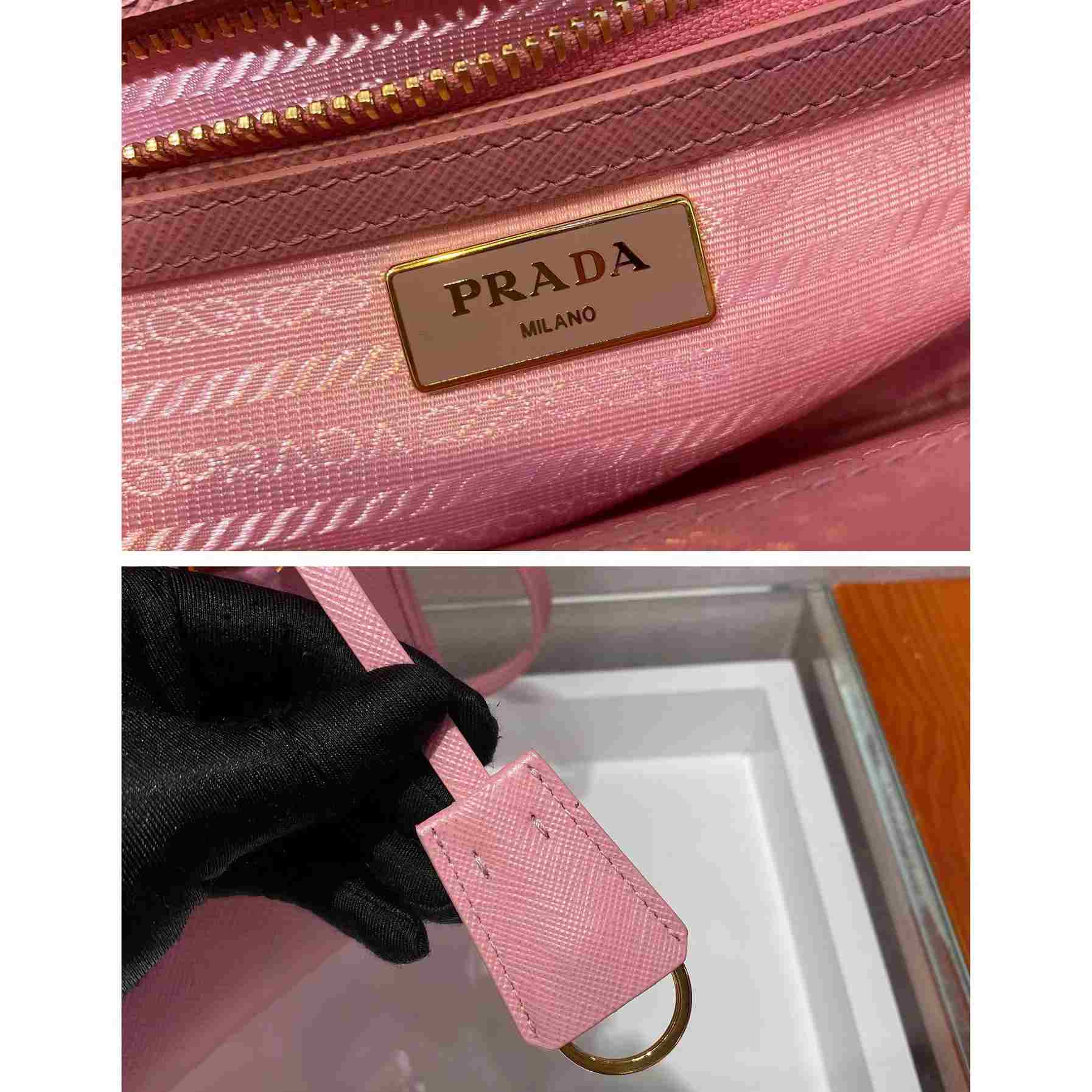 Prada Galleria Saffiano Leather Mini Bag(20-15-9.5cm) - DesignerGu