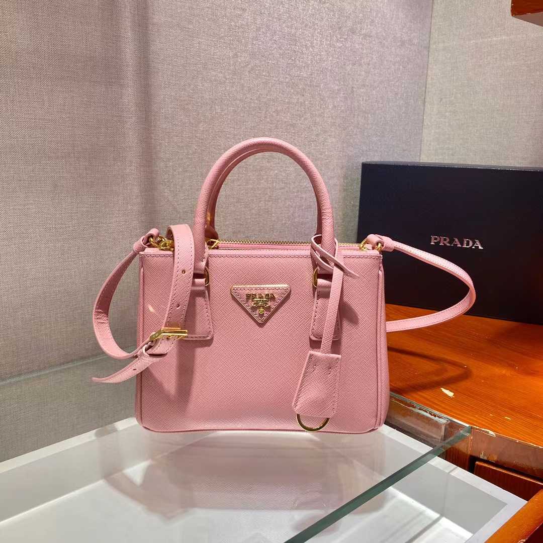 Prada Galleria Saffiano Leather Mini Bag(20-15-9.5cm) - DesignerGu