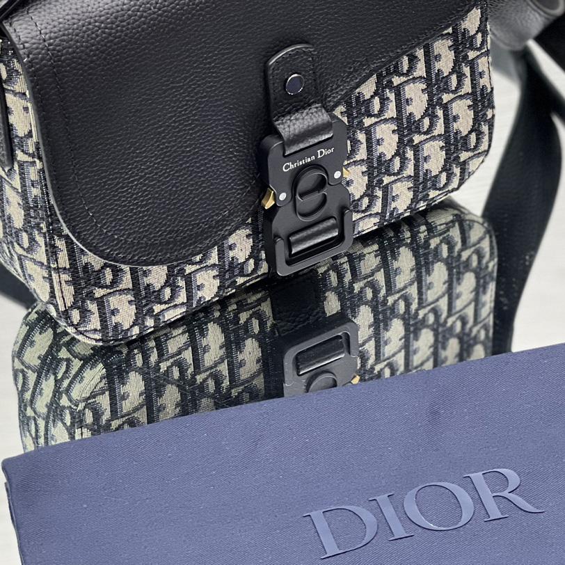 Dior Mini Saddle Bag With Strap(23-18-6 cm) - DesignerGu