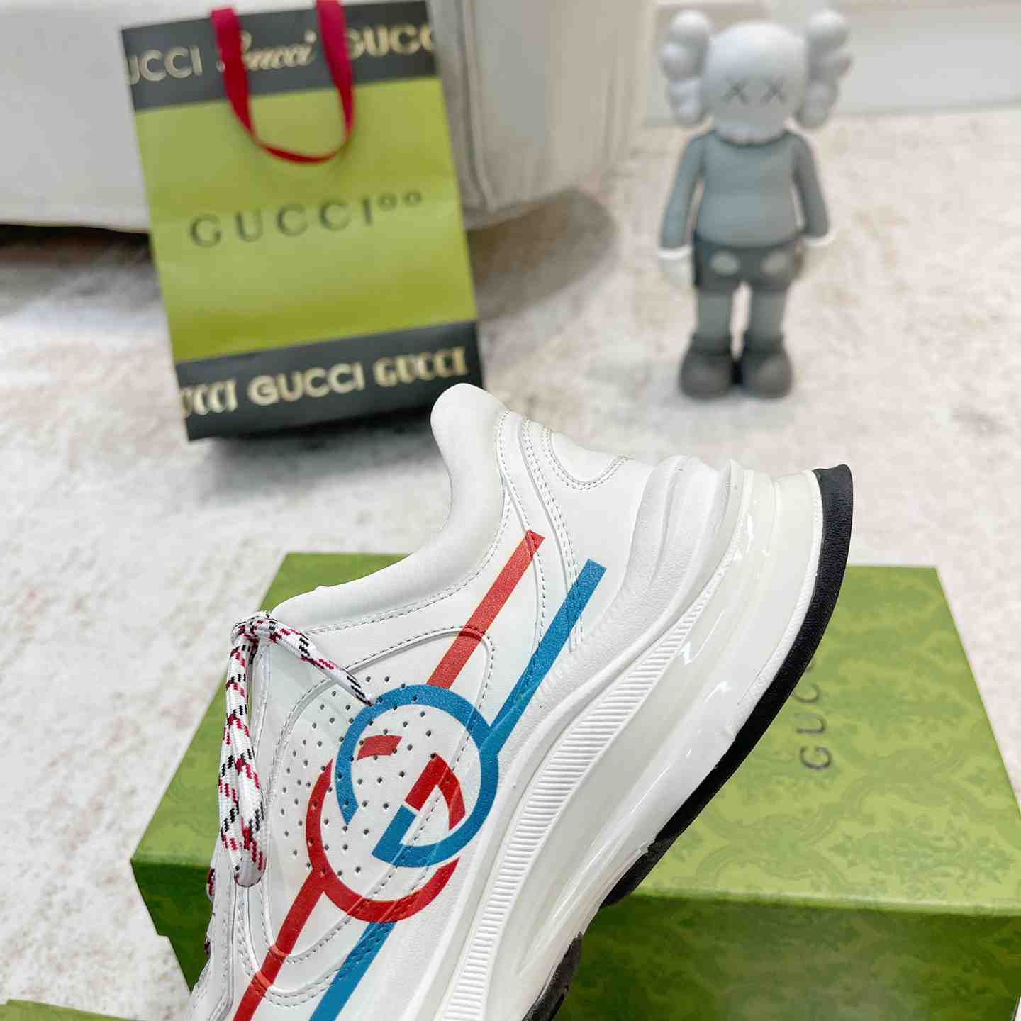 Gucci Leather Run Sneaker - DesignerGu