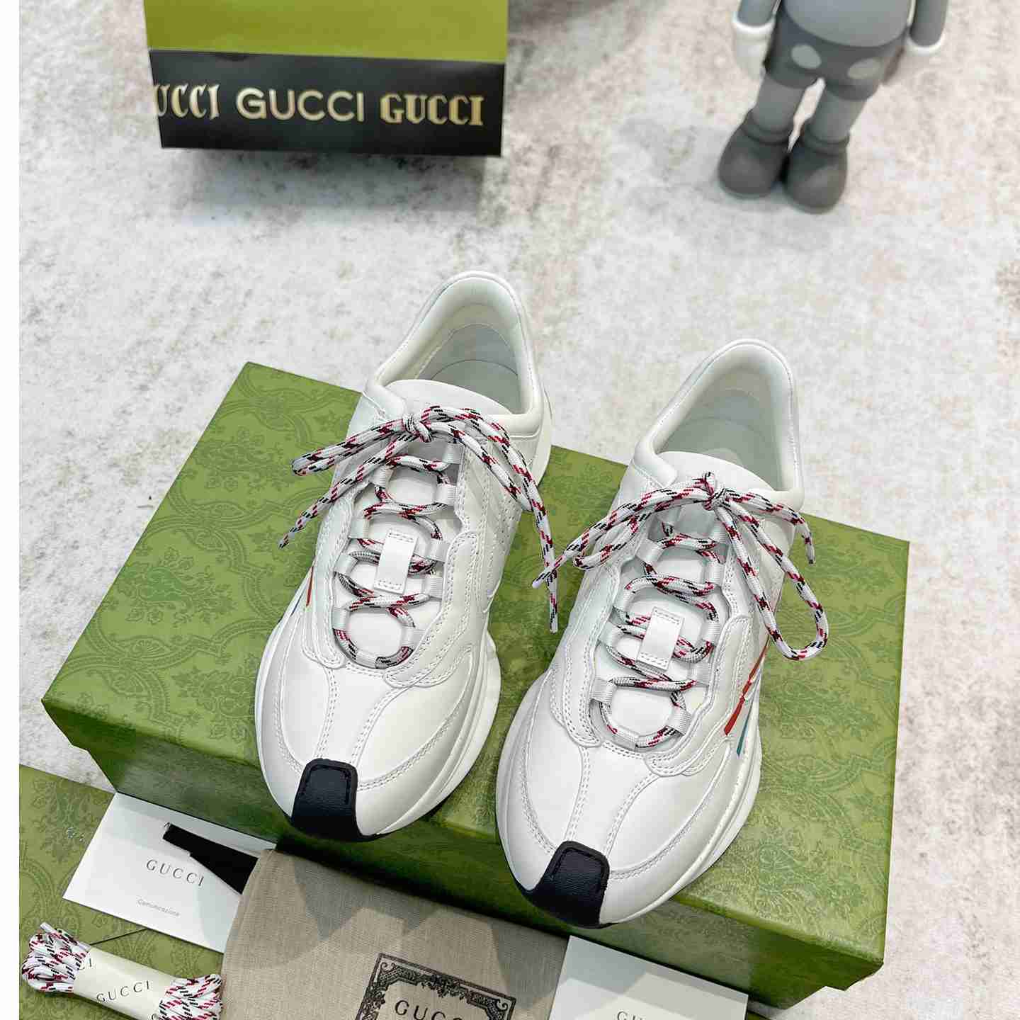 Gucci Leather Run Sneaker - DesignerGu