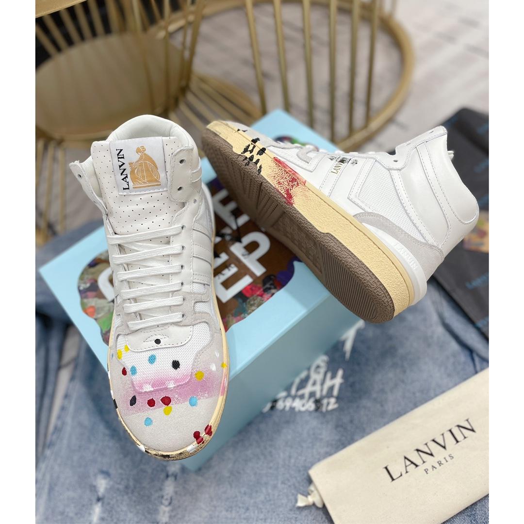 Lanvin x Gallery Dept  Clay High Top Sneaker - DesignerGu