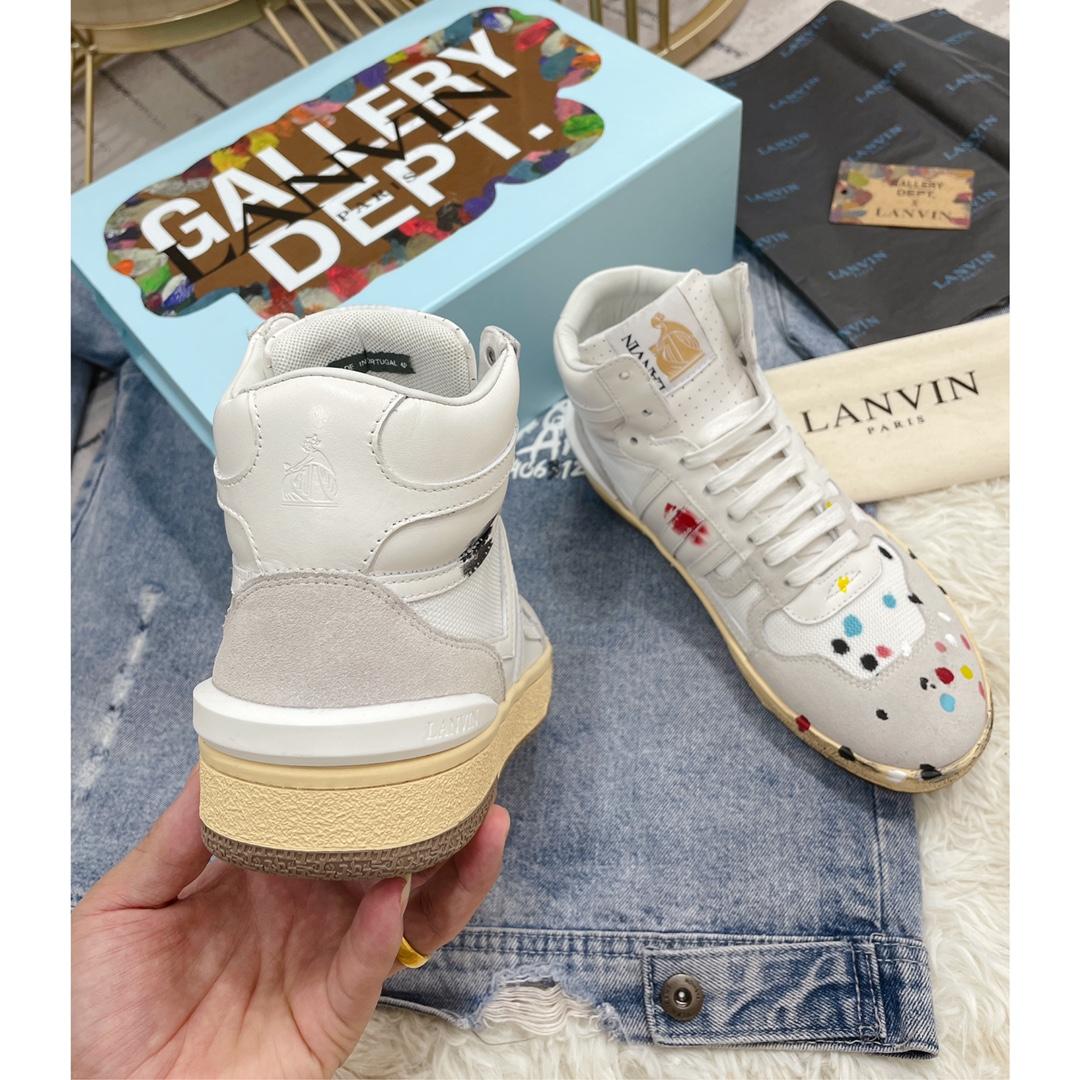 Lanvin x Gallery Dept  Clay High Top Sneaker - DesignerGu