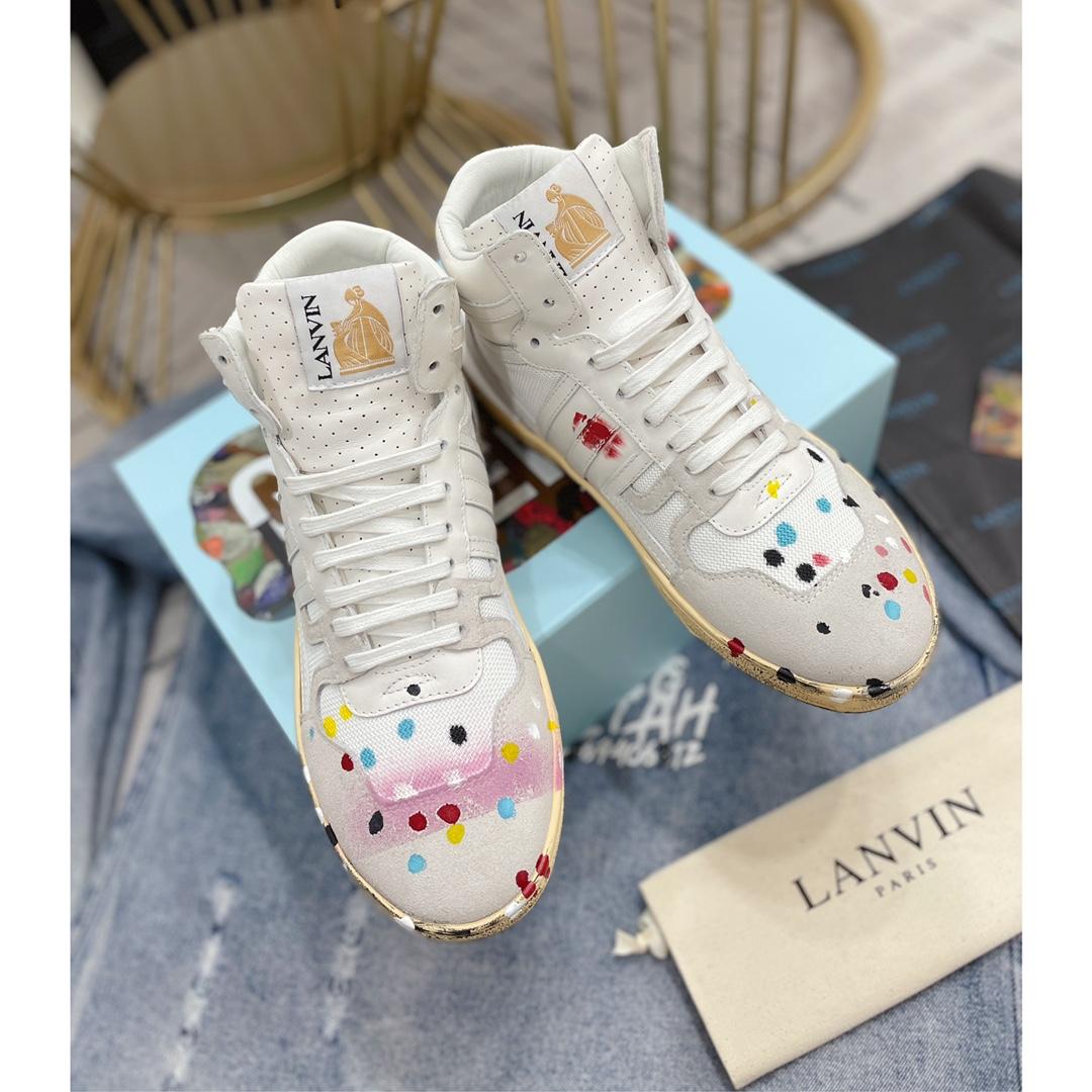 Lanvin x Gallery Dept  Clay High Top Sneaker - DesignerGu