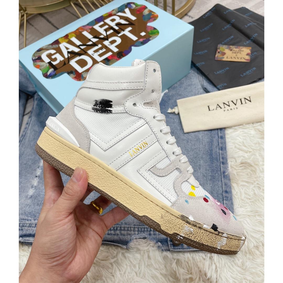 Lanvin x Gallery Dept  Clay High Top Sneaker - DesignerGu