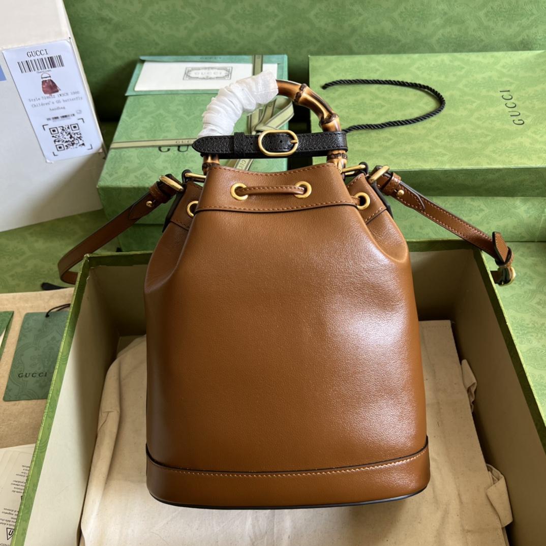 Gucci Diana Small Bucket Bag (23.5-38-10.5cm) - DesignerGu